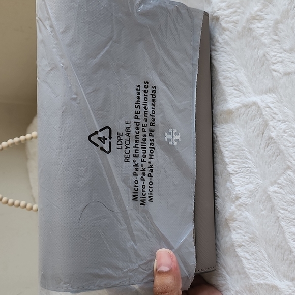 NWT Tory Burch Emerson Combo Cross Body Gray Heron - Picture 12 of 13